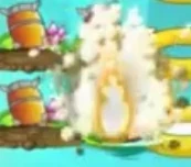 An exploding carrot missile