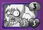 Zombie Yeti's grayed out card