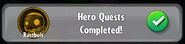 Rustbolt's Hero Quests completed