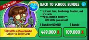 Zombology Teacher on the advertisement for the Back To School Bundle