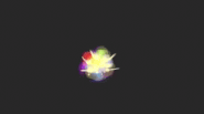 Exploding animation of balloon mine
