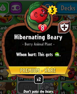 Hibernating Beary's statistics