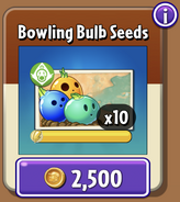 Bowling Bulb's seeds in the store (10.2.1)