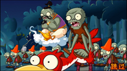 Genie Zombie next to Bird Rider Zombie in the Plants vs. Zombies: All Stars trailer