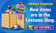 Potato Mine in an advertisement for the costumes shop