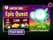 Electric Peashooter's Epic Quest