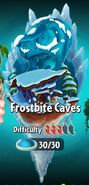 Frostbite Caves with difficulty rating.