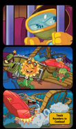 The third and final comic strip in the plant mission "Impfinity's Wild Ride"