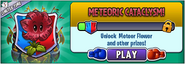 Meteor Flower in an advertisement for Meteoric Cataclysm Season in Arena