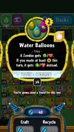 Water Balloons' statistics