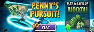 Blockoli in an advertisement for Penny's Pursuit