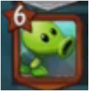 Peashooter as the profile picture for a Rank 6 player