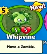 The player receiving Whipvine from a Premium Pack before update 1.4.14