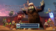 Sasquatch in the loading screen, along with two Sasquatch Imps, two Landscapers and three Camo Rangers