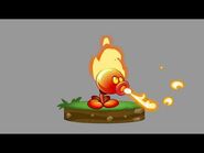 Full animations of Fire Peashooter