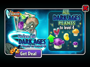 Magnet-shroom in an advertisement with other Dark Ages plants for a store deal