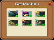 Event Bonus Plants