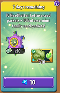 Headbutter Lettuce's piñata in the store