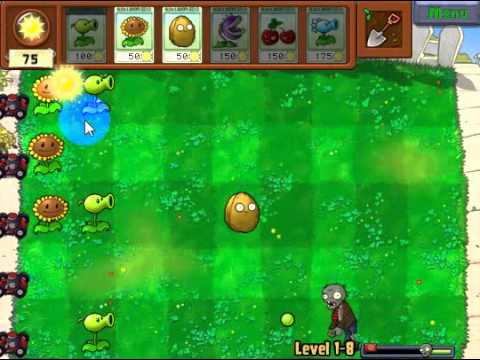 Plants vs. Zombies - Gameplay Walkthrough Part 1 - World 1 (HD