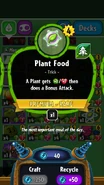 Plant Food's statistics