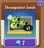 Threepeater's seeds in the store (10.2.1)