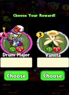 Choice between Drum Major and Vanilla