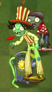 A glowing Stiltwalker Zombie