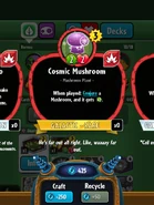 Cosmic Mushroom's statistics