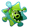 Snap Pea's costumed Puzzle Piece