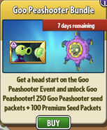 Goo Peashooter bundle in the Store