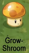 Grow-Shroom with Sun-shroom's appearance in the Behind The Seeds trailer