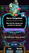 Nurse Gargantuar's statistics