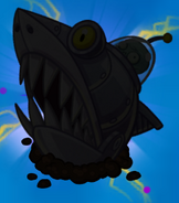 Zombot Sharktronic Sub's silhouette