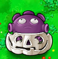 Gloom-shroom được bọc bởi Pumpkin do Imitater hóa thành