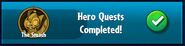 The Smash's Hero Quests completed