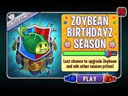 Zoybean Pod in another advertisement for Zoybean Birthdayz Season in Arena