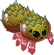 Blast Spinner, who lobs webs at zombies