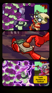 The final comic scene of Nightcap in the zombie mission When Fungi Attack!