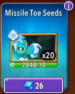 Missile Toe's seeds in the store (11.0.1)