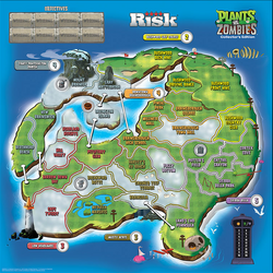 Risk: Plants vs. Zombies, Board Game