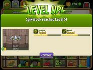 Spikerock being upgraded to Level 5