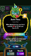 Astro Vera's statistics
