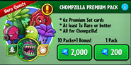 Morning Glory on the Chompzilla Premium Pack