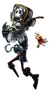 PVZ GWF2 Zombie Capitan Pirata