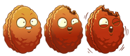 These early designs for Explode-o-nut resemble the finish product almost exactly.