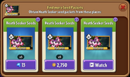 Heath Seeker's seeds in the Almanac section