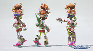 Concept model renders of the Downhill Jingle Slide skin