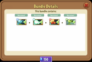 Electric Peashooter in the "Pea Pack!" bundle in the Find More section