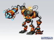 Concept art of Z-Mech (Plants vs. Zombies: Battle for Neighborville)