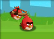 Cabbage pult in Angry Birds Mod